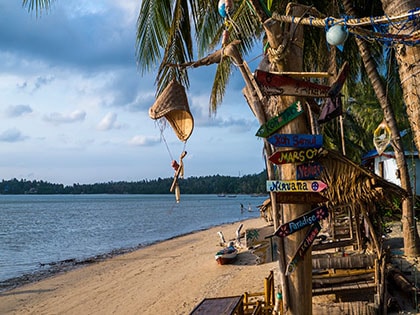 Beach with shop Koh Phangan