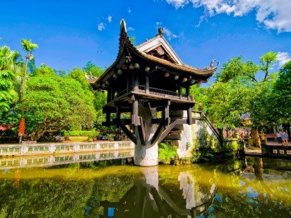 One Pillar Pagoda, Hanoi, Vietnam