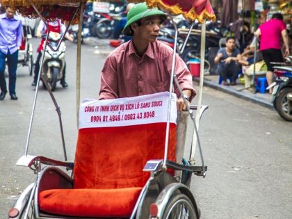 Cyclo - One of the tourist transportation