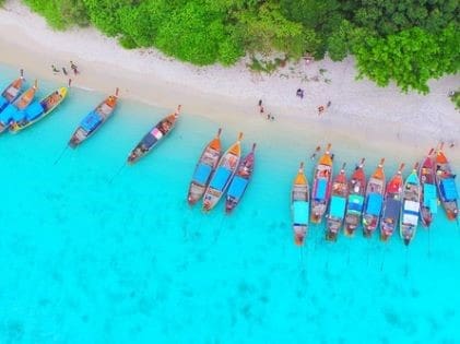 Boats at Pattaya Beach, Koh Lipe