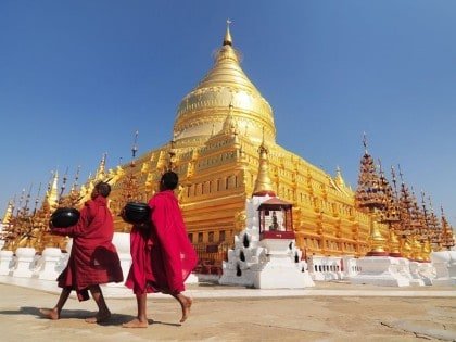 Swezigon Stupa, Myanmar