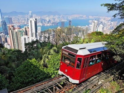 Tram at the Peak, Hong Kong