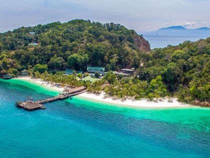 Aerial Rawa Island Resort