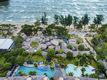 Aerial View of Pool and Beach Holiday Inn Ao Nang Krabi