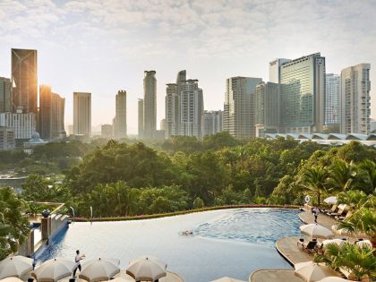 Mandarin Oriental Swimming Pool with view, Kuala Lumpur