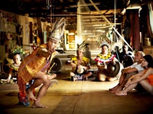 Iban Long House, Cultural Dance, Sarawak 