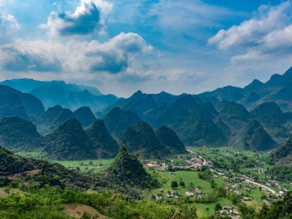 Valley and mountains Ha Giang