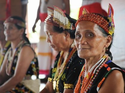 Murut Lady in Traditional Costume, Sabah